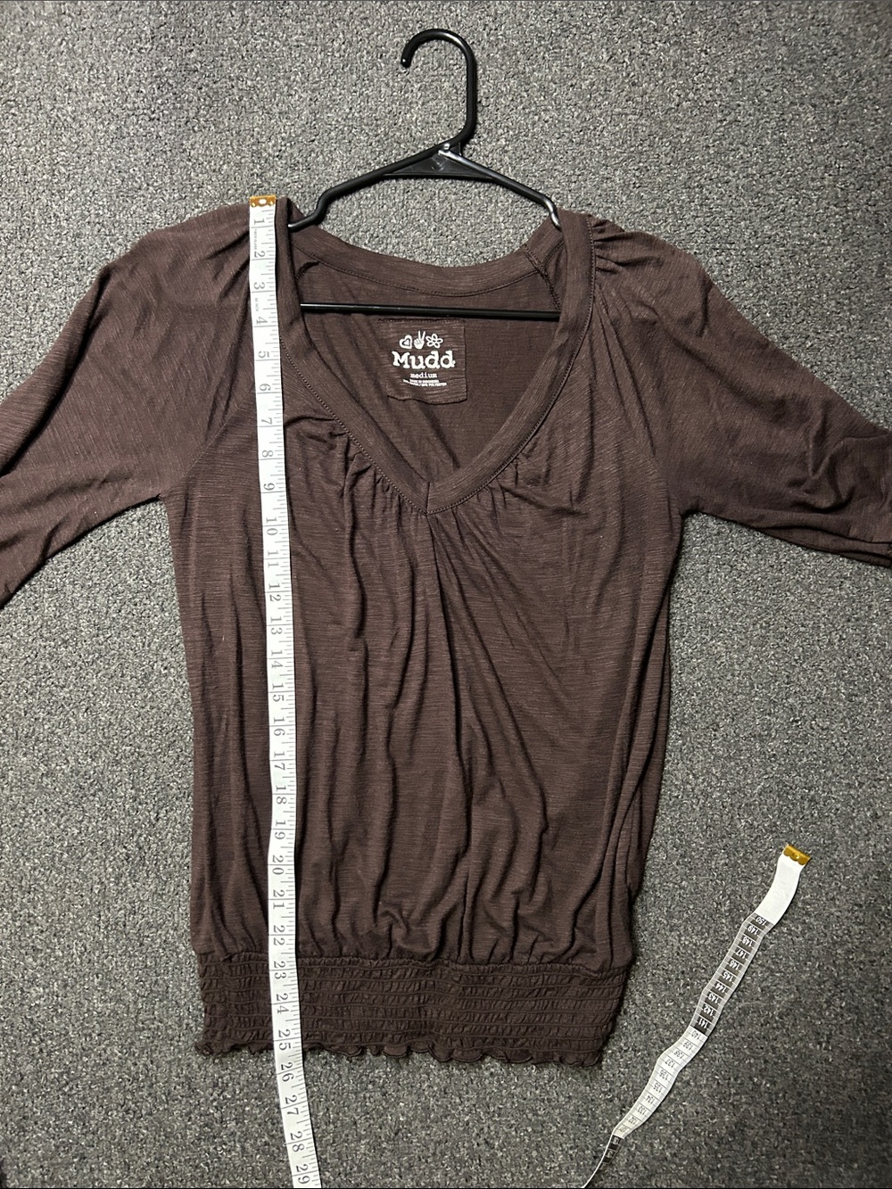 Mudd Dark Brown Women's Blouse